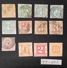 Altdeutschland / Thurn und Taxis 1859/1861 Nr. 13 - 19 (TT-005)