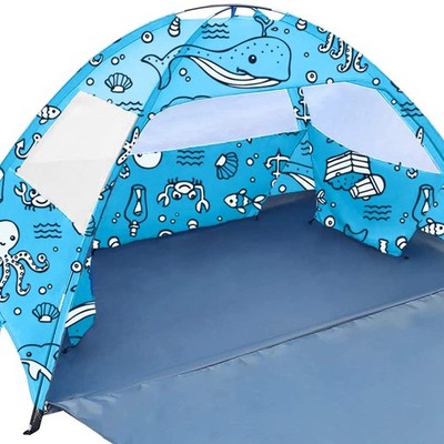 Ocean World 3-4 Person Family and Baby Beach Tent   Cool Beach Essentials for...