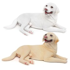 Lebensechte Hund Skulptur Haustier Hund Modell Geburtstag Geschenke PVC Miniatur