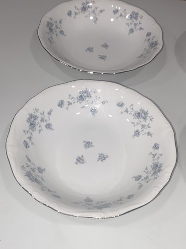 Johann Haviland Bavaria ghirlanda blu zuppiere/insalatiere 7 1/2" set di 4 - Foto 5 di 8
