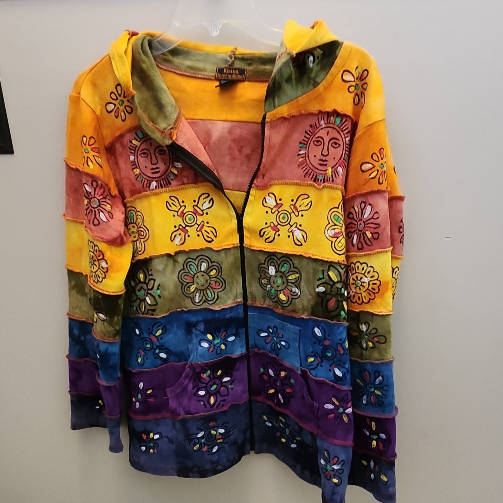 Rising International Multicolor Patchwork Flower … - image 1