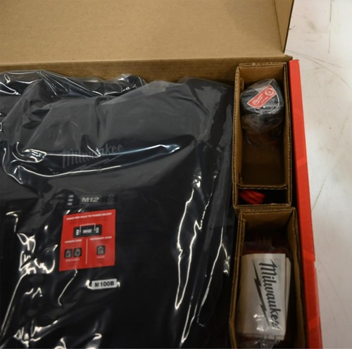Milwaukee M100B-21M M12 beheizbares TOUGHSHELL-Jacken-Set, Größe M, schwarz - Bild 10 von 12