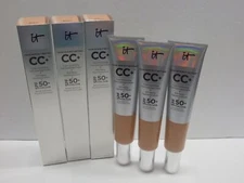 IT COSMETICS YOUR SKIN BUT BETTER CC+ CORRECTING CREAM MEDIUM 2.53 OZ *LOT OF 3*