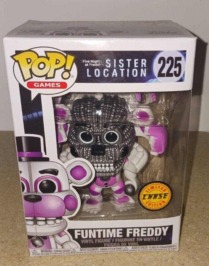 Funko POP Five Nights at Freddy's Pop! Vinyl Figures Jumpscare Funtime  Freddy Chase 225 