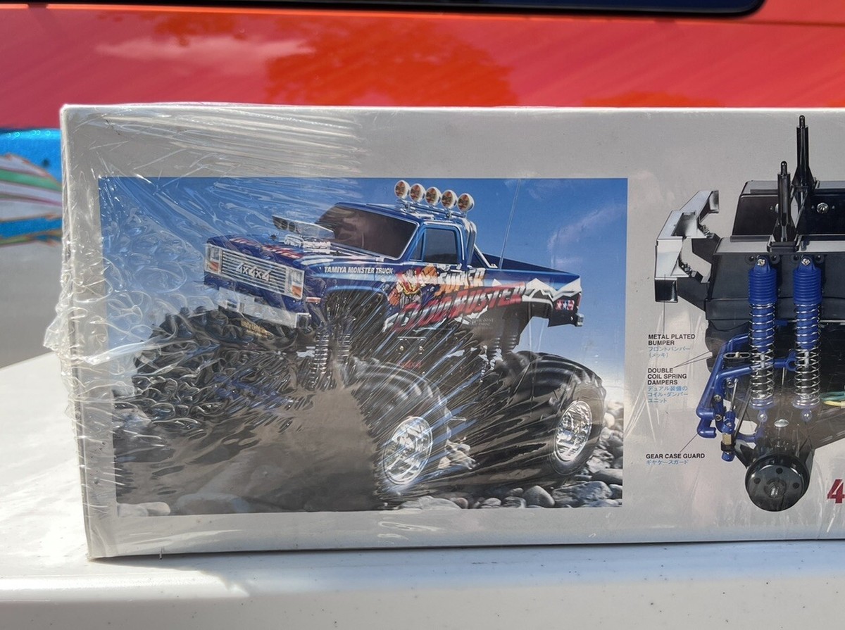 CLOD BUSTER 1/10 RCモンスタートラック Tamiya 1/10 Super Clod Buster 4X4 Monster Truck Kit, Grey