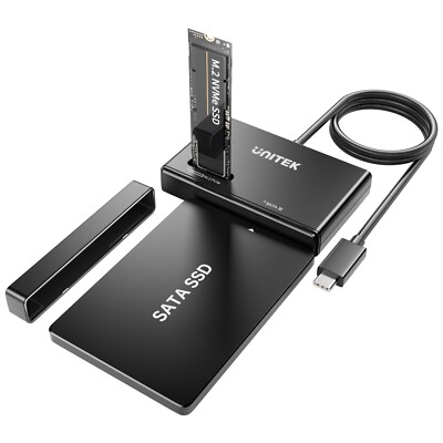 Unitek USB-C Bridge für SATA und M.2 MVMe Laufwerke UNITEK