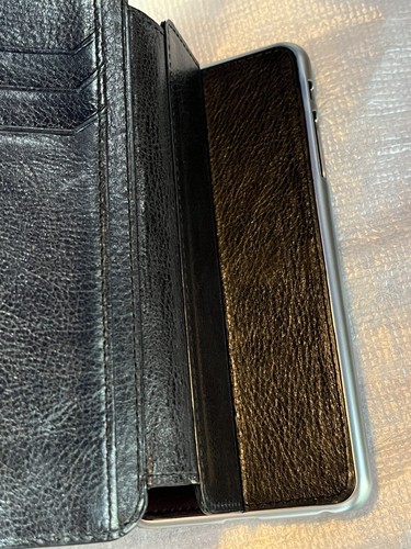 Camalen Black Genuine Leather For IPhone 6 Plus Case - Picture 3 of 4