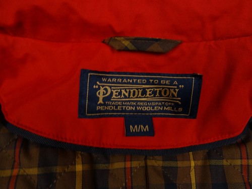 Pendleton Womens Jacket Size Medium Red Critically Seam Sealed Trench Coat - Picture 13 of 20