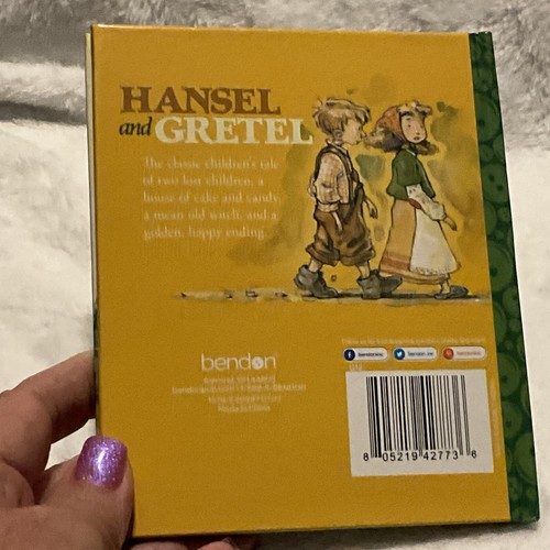 Hansel and Gretel Little Bendon 2017 Mini Hardcover Book Children's Fiction New - Foto 14 di 24