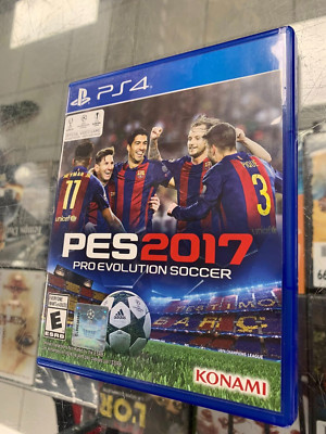 PES 2017: Pro Evolution Soccer Sony PlayStation 4 PS4 Good Condition NTSC CIB