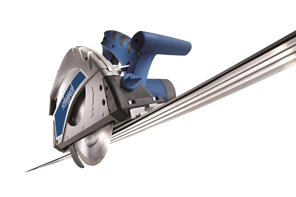 SCHEPPACH PL55 TAUCHSÄGE HANDKREISSÄGE MIT 1400 mm FÜHRUNGSSCHIEN - Bild 4 von 4