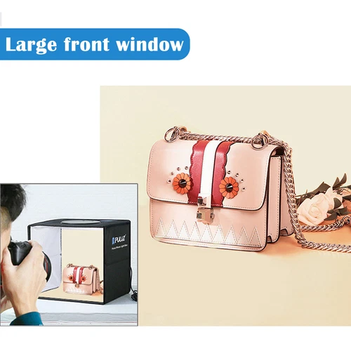 24" LED Photo Studio Light Box Portable Folding Photography Shooting Tent Kit - Bild 12 von 84