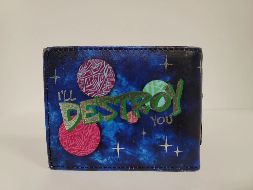 CARTERA PLEGABLE NICKELODEON INVADER ZIM BILLETERA NIÑA Y ZIM "Te destruiré" Foto 3 de 4