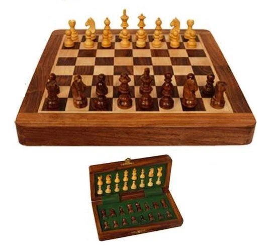 Jeu d'Echecs Pliable 17 cm - Jeu - Loisirs Nouveaux - Photo 1/1