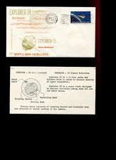 EXPLORER 24 & 25 LAUNCH  NOV 21 1964 SWANSON SPACECRAFT COVER DC410