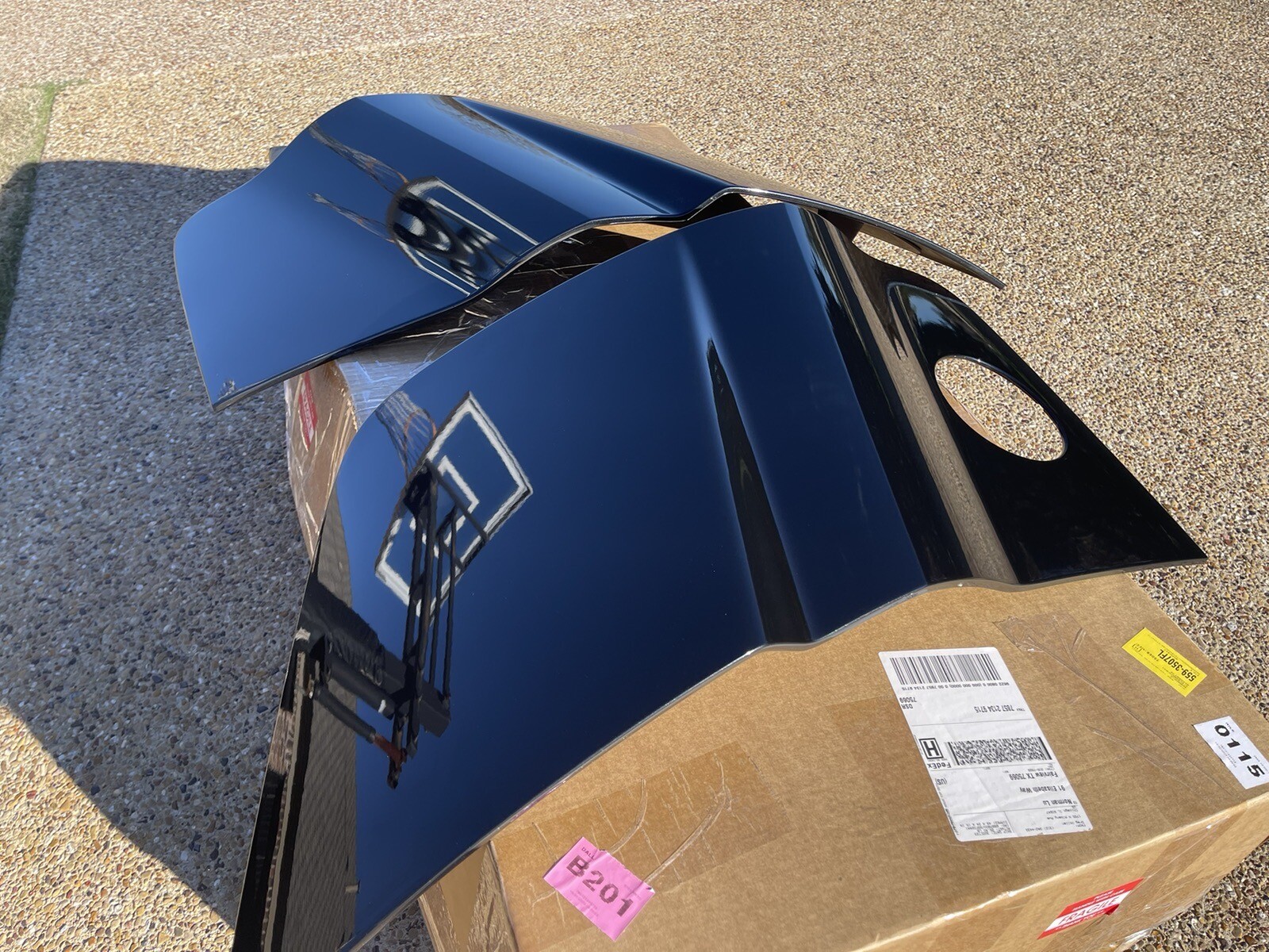 Audi R8 V10 Side Blades Black OE