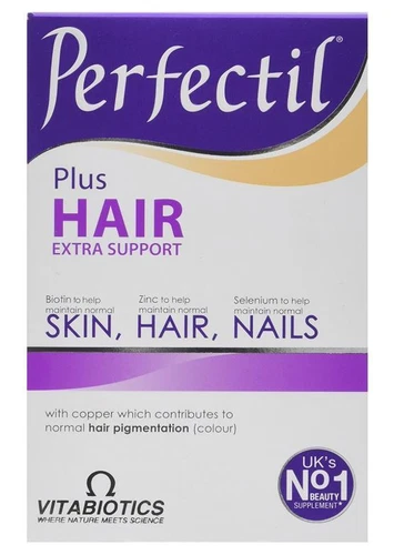 Vitabiotics Perfectil Plus Hair - 60 Tablets NEW