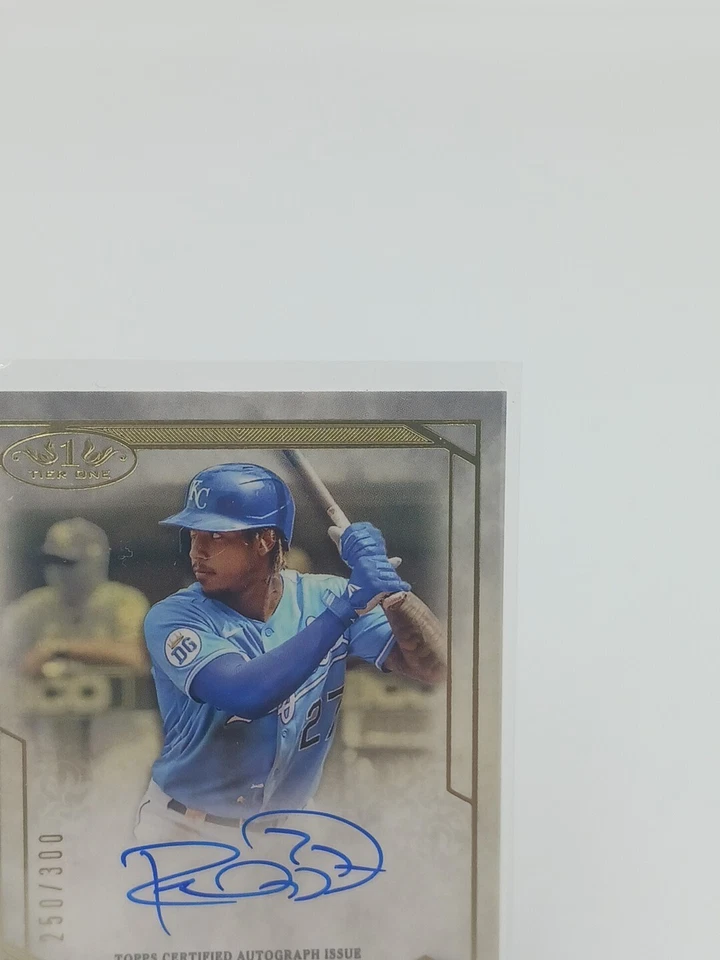 2021 Topps Tier One Tier One Talent Auto /300 Adalberto Mondesi #T1TA-AM Royals - Image 3 of 4