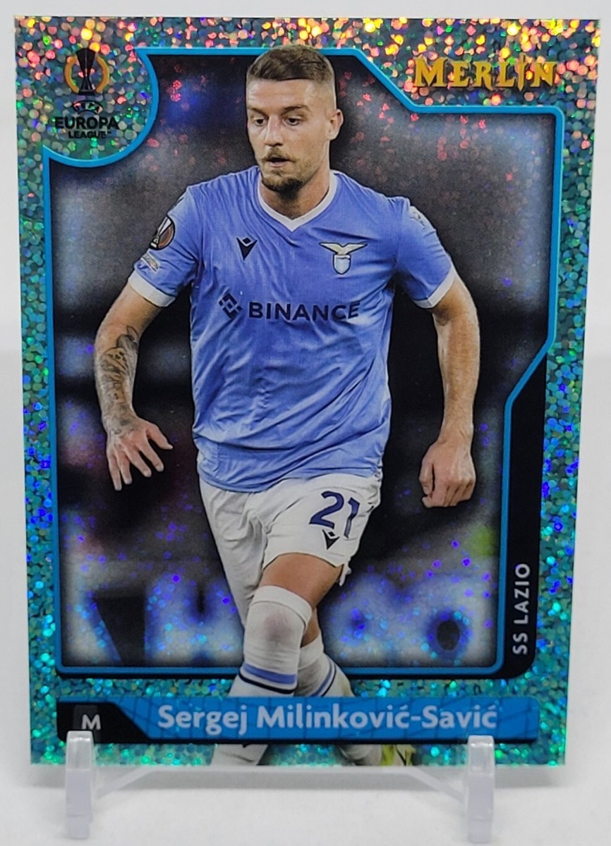SERGEJ MILINKOVIC-SAVIC 2021-22 Topps Merlin UEFA /199 AQUA