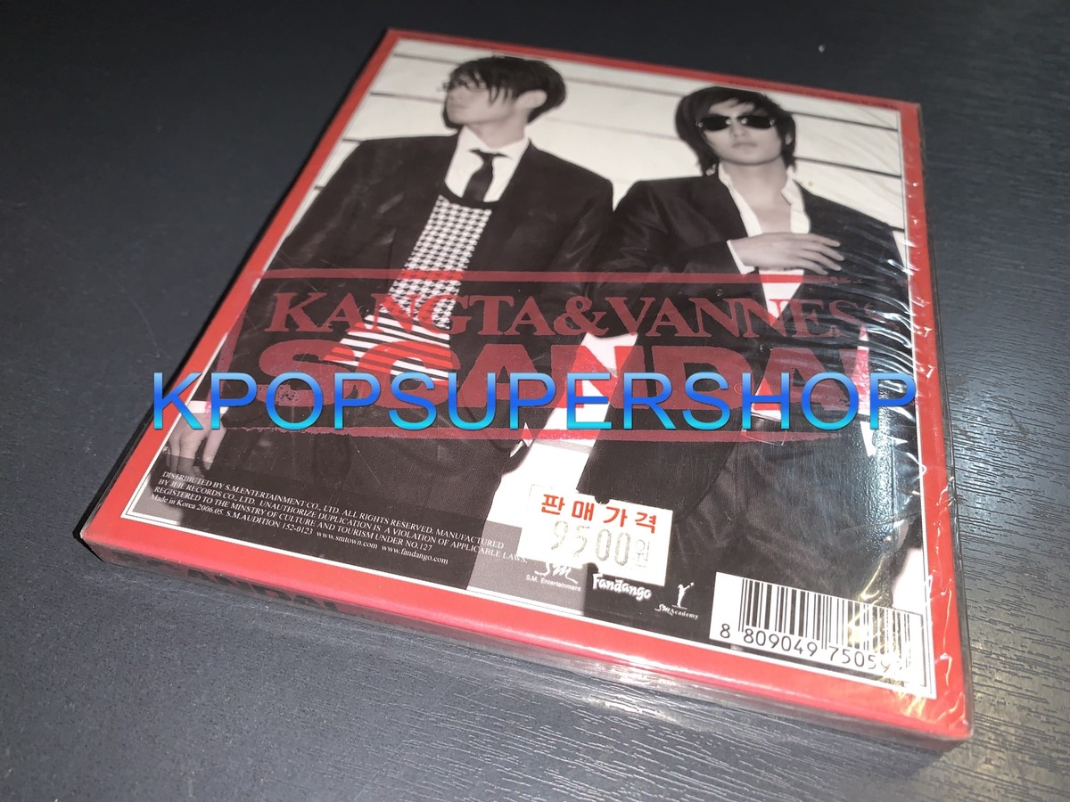 Kangta & Vanness 1st Single Album Scandal CD Booklet New Sealed
