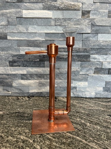 Handcrafted Copper Proofing Parrot Heads for Air Still With Funnel