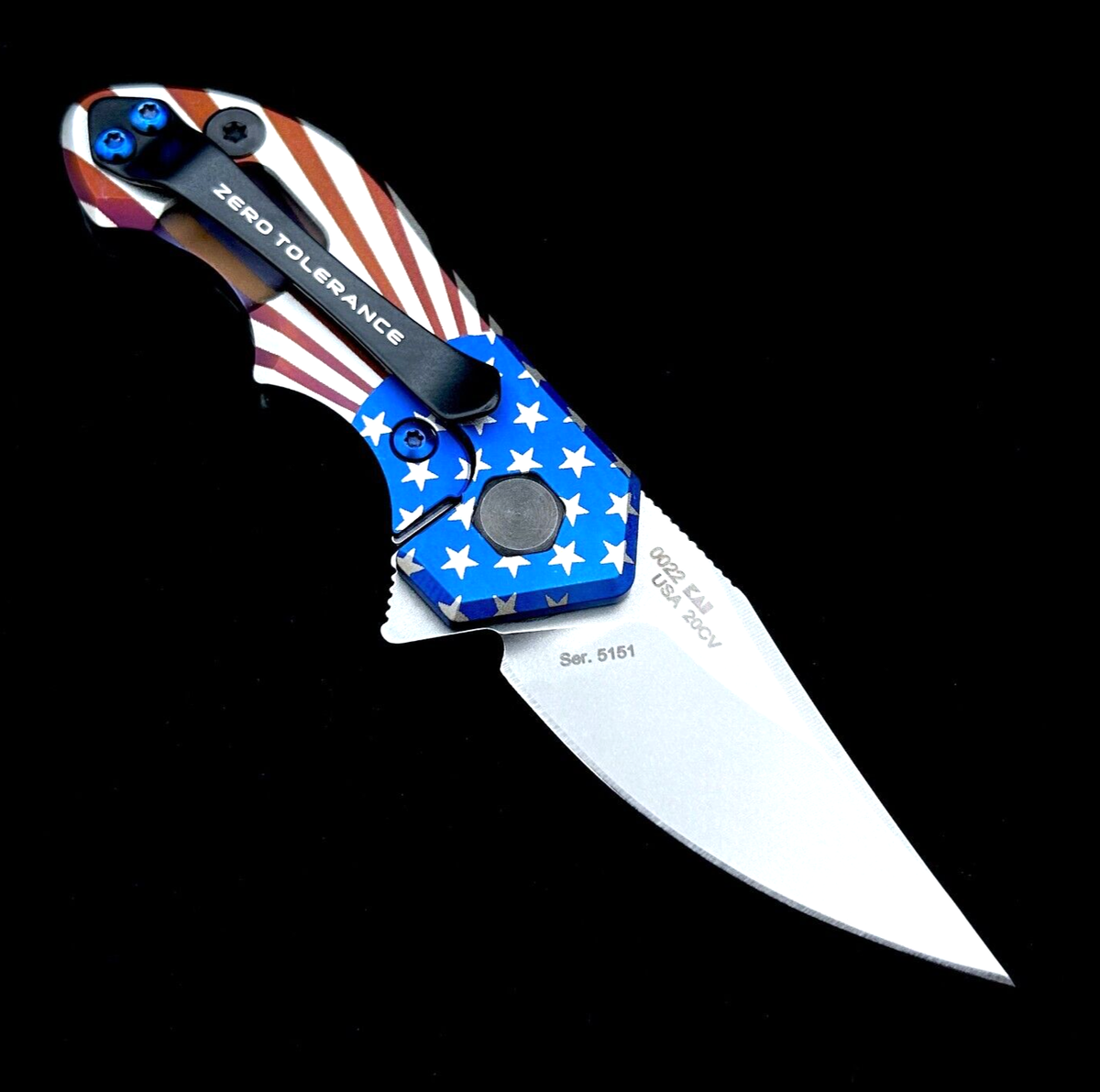 Zero Tolerance ZT 0022 Plain Edge Folder ZT0022 20CV Steel USA