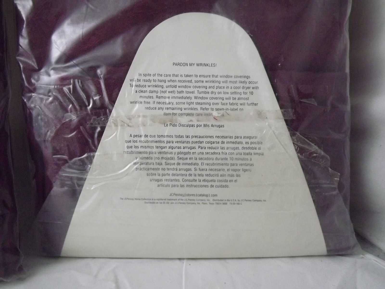 4 NEW JCPenney Scarsdale Burgundy Design Unlined Pole Top Panels Drape 40" x 84"