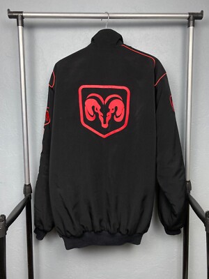 00s ダッジ レーシングジャケット XXL 古着 00s NASCAR 「Dodge Motorsports」 企業 刺しゅう レーシング