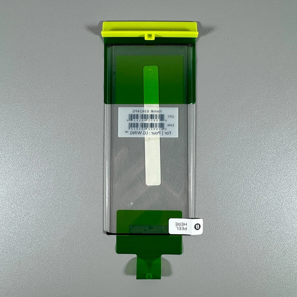 Protectores de pantalla Pure Gear para LG Wing - 3x HD vidrio transparente | pantalla curva 6,8 Foto 4 de 4