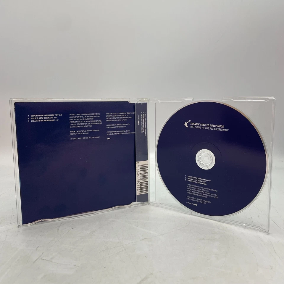 Frankie Goes To Hollywood Welcome To The Pleasuredome CD Single UK 2000 NM/VG+ Foto 3 de 3