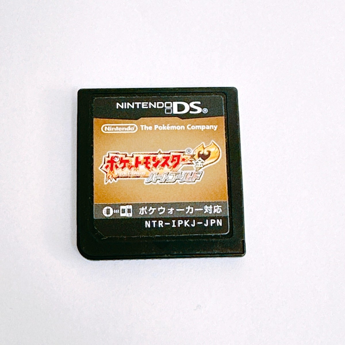 Nintendo DS Pokemon Heart Gold Japanese Ver. w/Manual Case Game