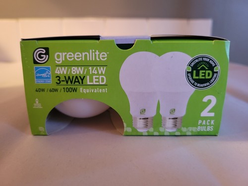 Greenlite 3-way LED 4W/8W/14W Two Pack - New in Box - Picture 6 of 6