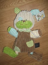 doudou peluche histoire d'ours chien hund dog marionnette main vert bric à brac