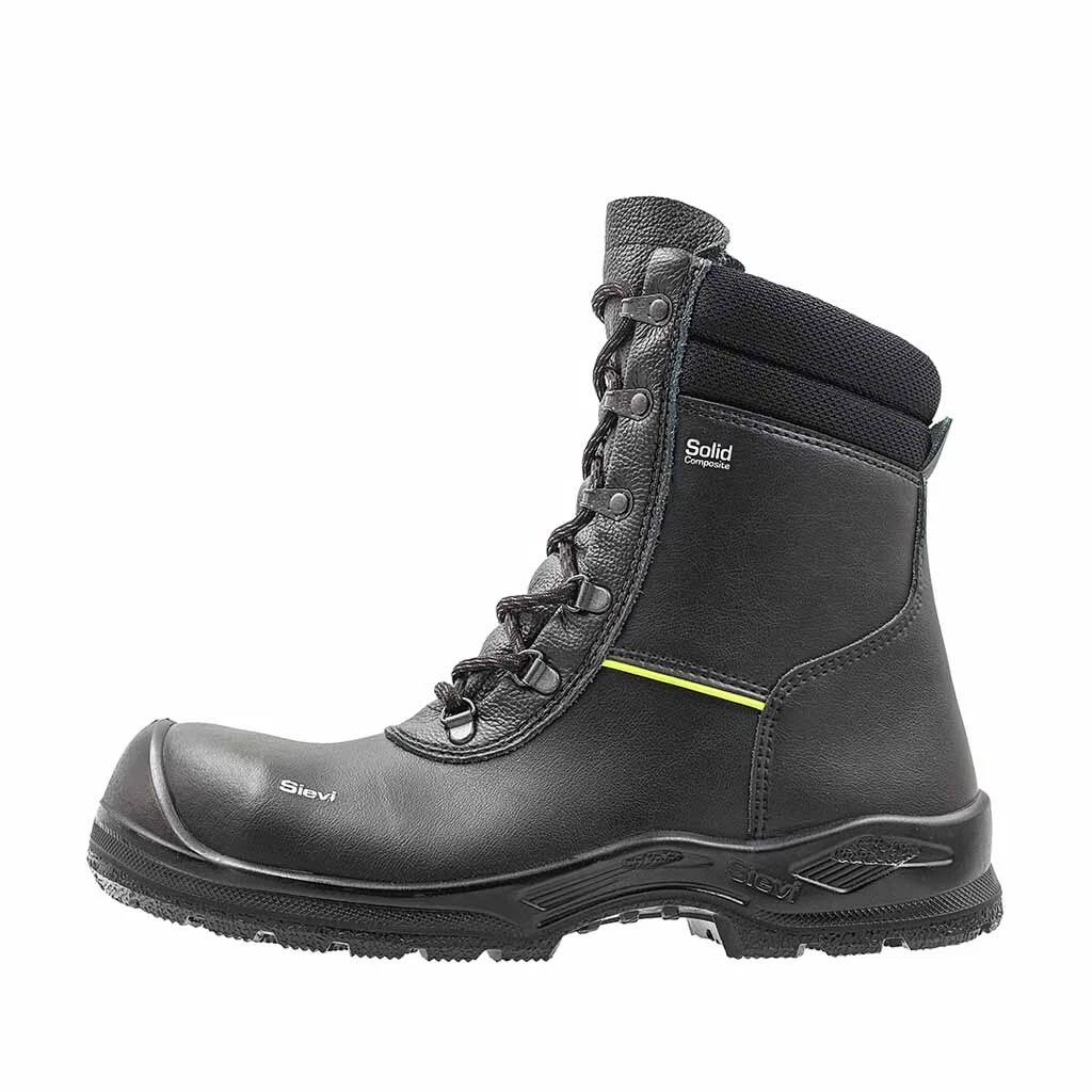 Sievi Solid XL Side Zip Safety Boots Composite Toe ESD Work Footwear - 52292