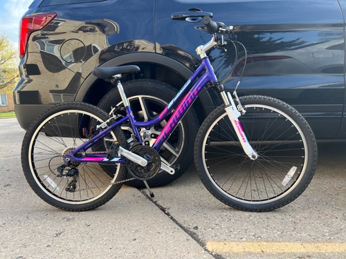 SCHWINN Ranger 24" Girl's Outdoor Mountain Bike Sports Ride - Purple - Picture 6 of 8