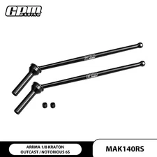 GPM #45 Harden Steel Rear CVD Driveshaft For ARRMA 1/8 Kraton Notorious Outcast