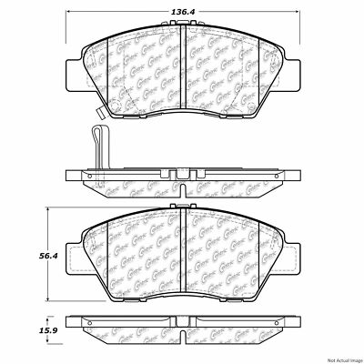 La Rams Front Brake Pad Set - Compatible With 2009 - 2020 Honda Fit 1.5L 4-Cylinder 2010 2011 2012 2013 2014 2015 2016 2017 2018 2019 2023 Ram 1500 - Foto 13