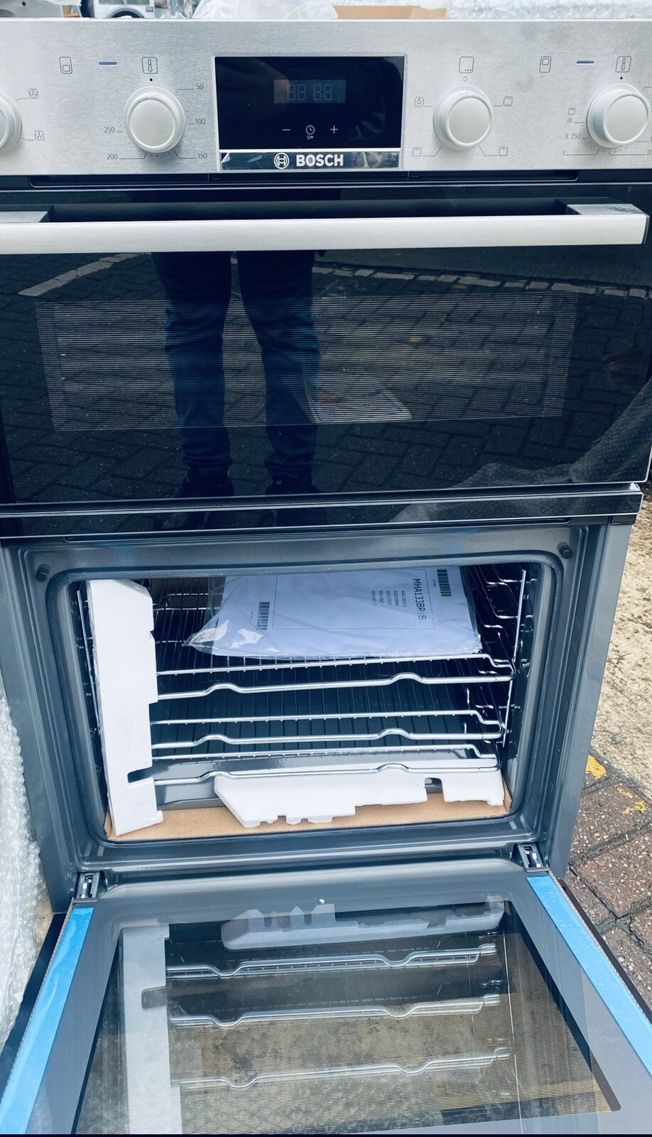 Bosch MHA133BR0B Built In 59cm Electric Double Oven A/B Stainless Steel