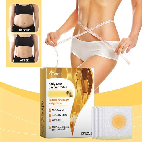 10pcs Bee Strongest WeightLoss Slimming Diets Slim Patch Detox Adhesive New - Foto 3 di 12