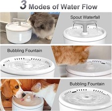 PewinGo Fontanella per Gatti 2L Silenzioso Automatico Fontana Cani con Filtro