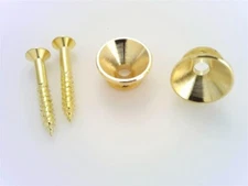 True Custom Shop® Original Vintage-Style Gold Strap Buttons for Fender