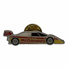 McDonald’s Racing Team NASCAR Race Car Enamel Lapel Hat Pin