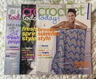 Crochet Today! Magazine Feb/Mar 2007, Apr/May 2007, July/Aug 2007 Lot of 3