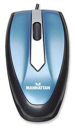 USB 3-Button w/ Scroll Wheel 1000 dpi MO1 Optical Mini Mouse - Manhattan 177955 - Image 3 of 3