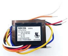 24V Transformer by NBK, replaces Mars 50354, 20604
