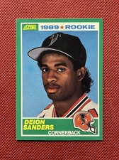 1989 Score - #246 Deion Sanders (RC)