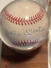 Mickey Mantle Autographs Ted Williams Hank Aaron Willie Mays Nolan Ryan HOF Auto
