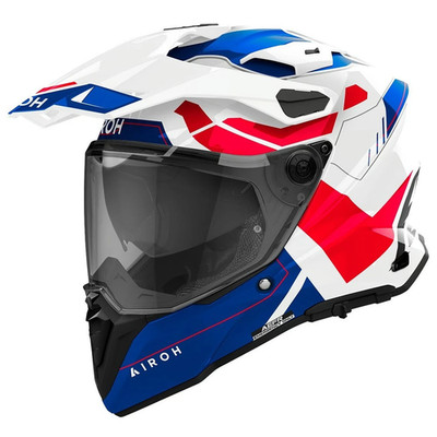 Airoh Integralhelm On/Off Commander 2 Reveal Blau Rot Blue Red