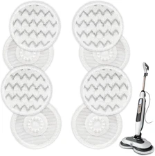 8 Pack Mop Pads Replacement for Shark S8000 S8001 S8200 S820 S8201 S7001 S7201 S