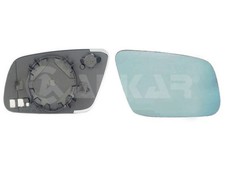 Vetro Specchio Retrovisore Esterno Alkar 6426500 per Audi 8L1 A3 Riscaldato Blu Tinto TDI